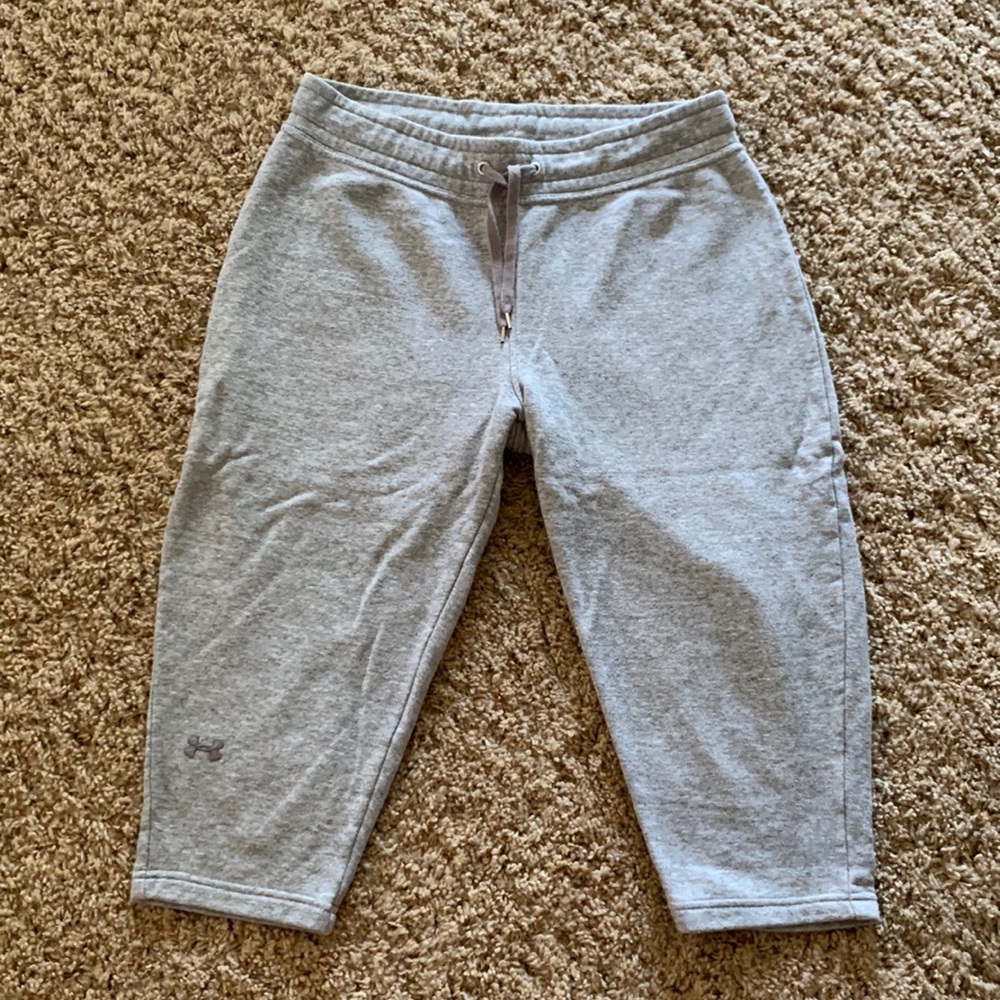 Under Armour Grey Crop Sweatpants